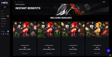 Mirax Casino: Bonuses
