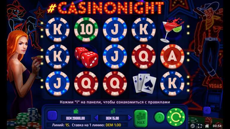 Slot's design in Casinonight Casinonight