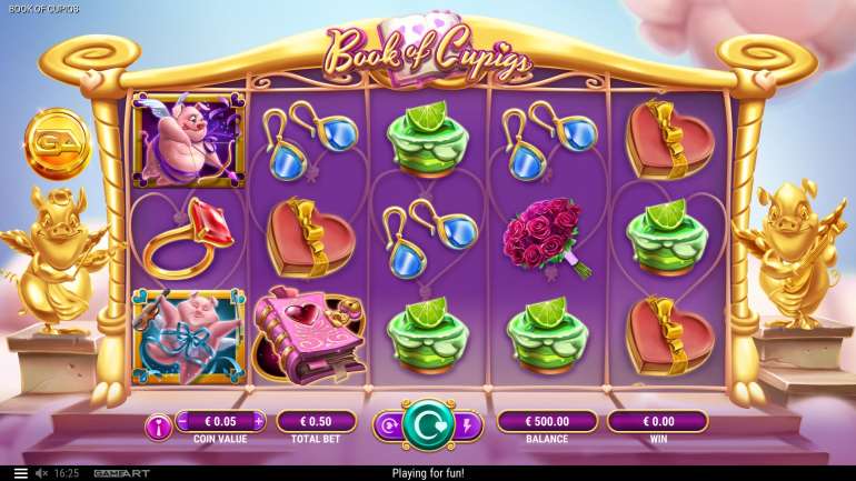 The slot is about books in Book of Cupids Book of Cupids