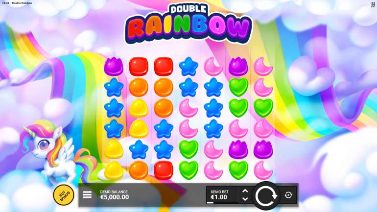 Slot's design in Double Rainbow Double Rainbow