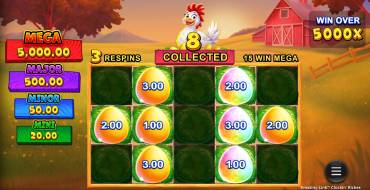 Amazing Link Cluckin' Riches: Respins