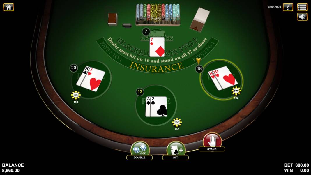 Blackjack 3 Hand online