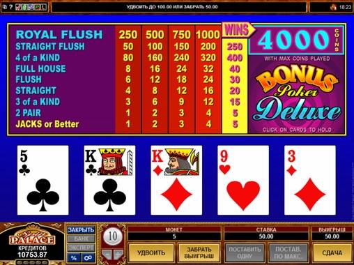 Bonus Poker Deluxe online