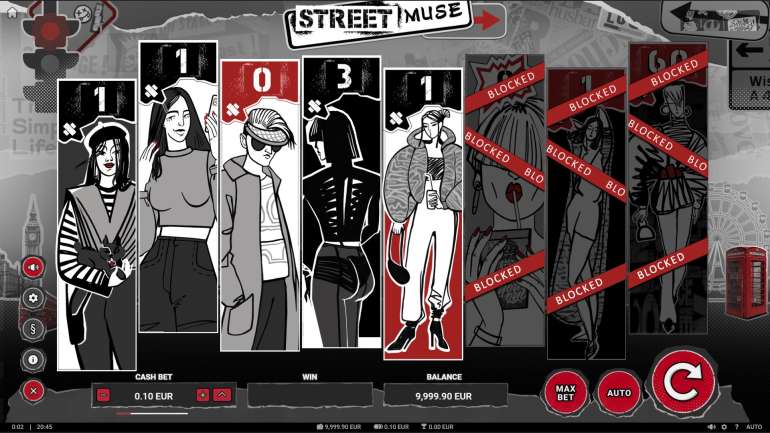 Slot Appearance in Street Muse Street Muse