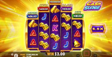 Cash Surge: Free spins