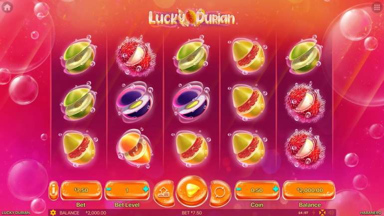The slot is about fruits in Lucky Durian Lucky Durian