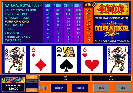 Double Joker Poker online