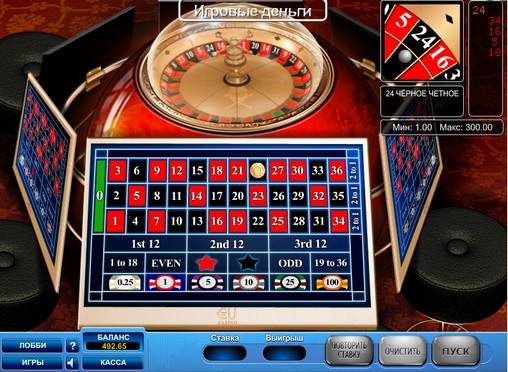 European Roulette Machine online
