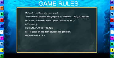 Fishin' Frenzy Fortune Spins: Rules