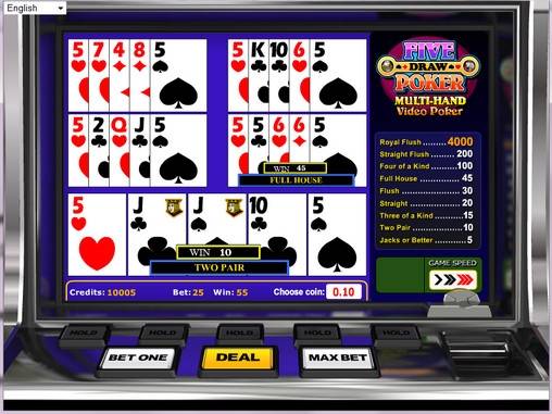Five Draw Poker online