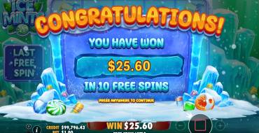 Ice Mints: Winnings