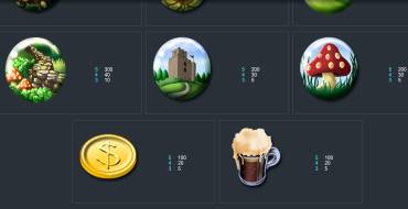 Irish Luck: Payout table