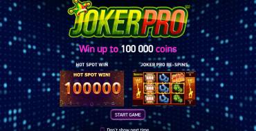 Joker Pro: 