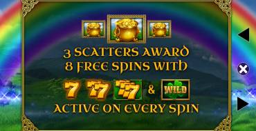 Luck O' The Irish Gold Spins: Free spins and/or respins
