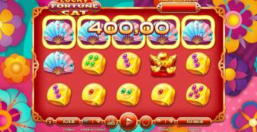 Lucky Fortune Cat: Played line