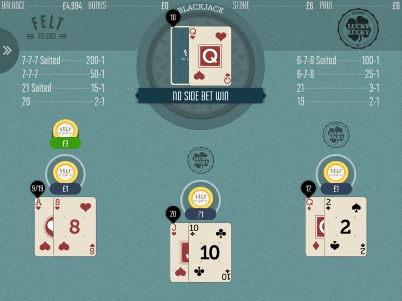 Lucky Lucky Blackjack online