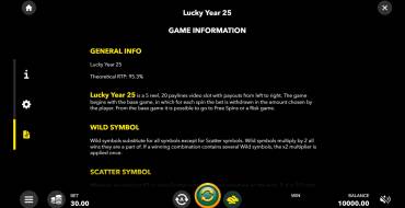 Lucky Year 25: Rules