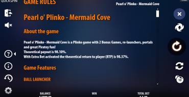 Pearl o’ Plinko – Mermaid Cove: Rules