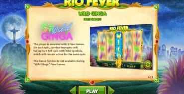 Rio Fever: Free spins
