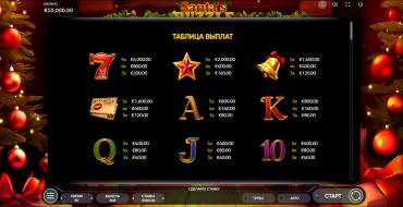 Santa's Puzzle: Payout table