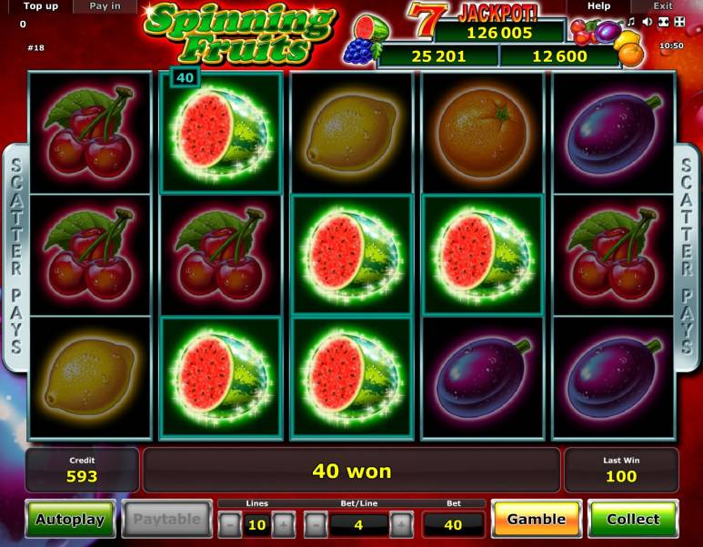 Spinning Fruits