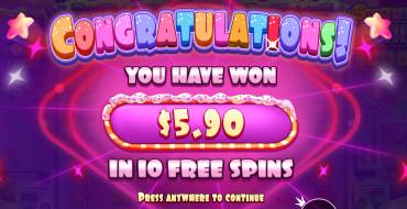 Sugar Rush 1000: Winnings