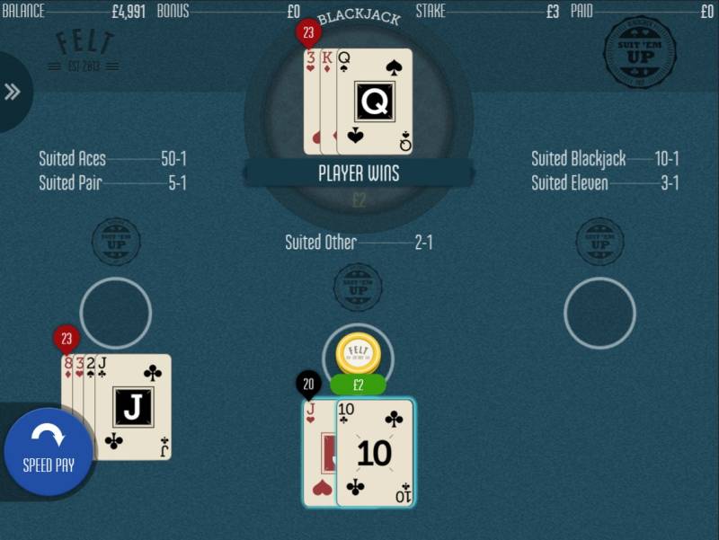 Suit’em Up Blackjack online