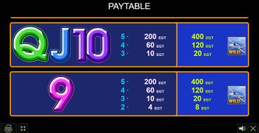 The Big Journey: Payout table