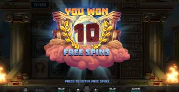 Titan Strike: Free spins and/or respins
