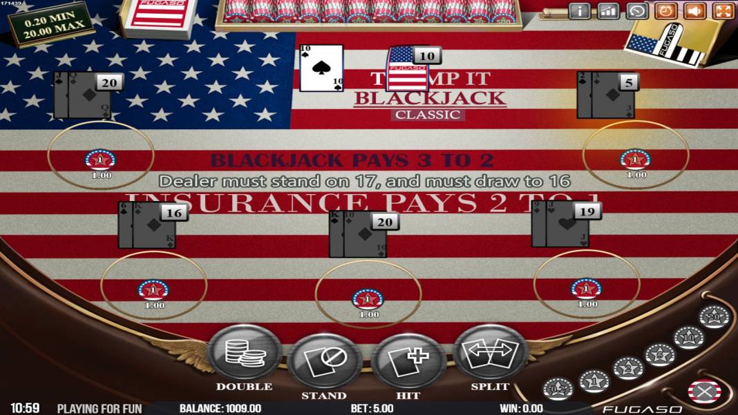 Trump It Blackjack online