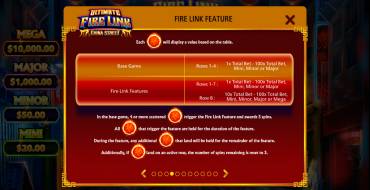 Ultimate Fire Link China Street: Bonus games
