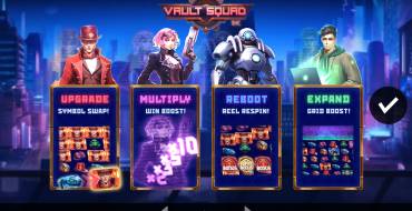 Vault Squad: Unique features