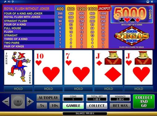 Vegas Joker Poker online