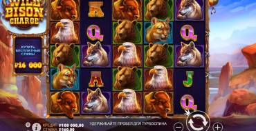 Wild Bison Charge: Slot machine