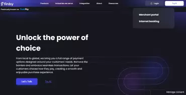 Finby (TrustPay): Official Website