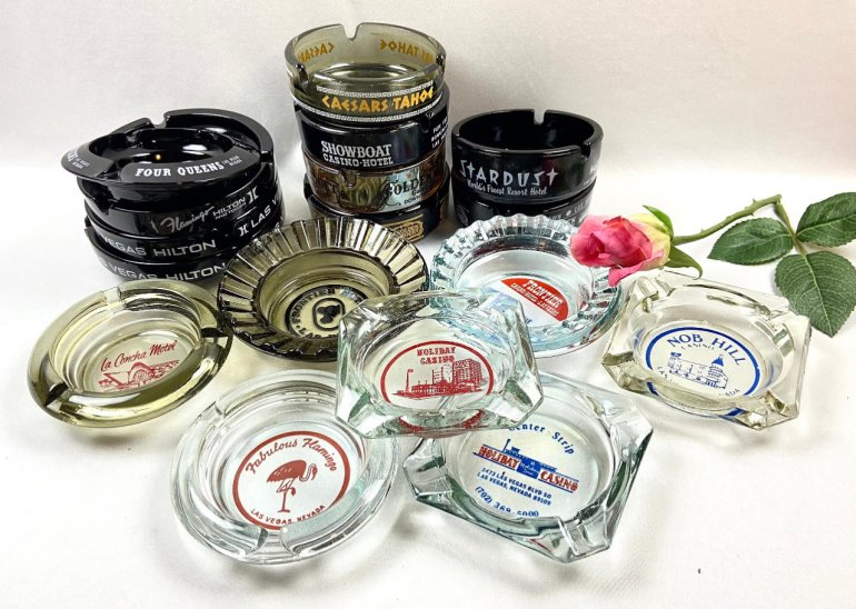 collecting vintage casino ashtrays